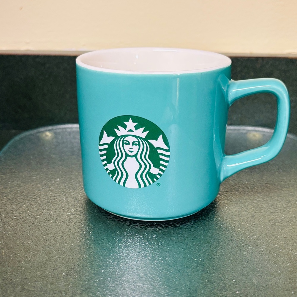 Starbucks Aqua Mug with Iconic Logo